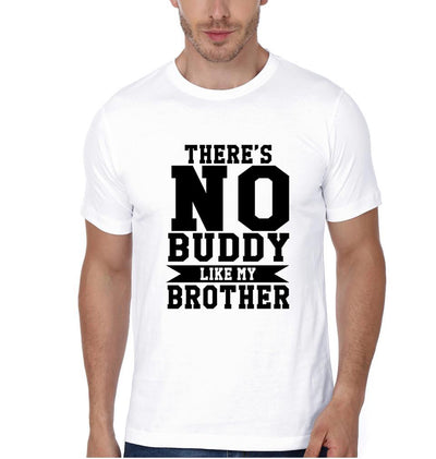 No Buddy Like My Brother-Brother Half Sleeves T-Shirts -FunkyTees