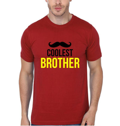 Coolest Brother-Brother Half Sleeves T-Shirts -FunkyTees