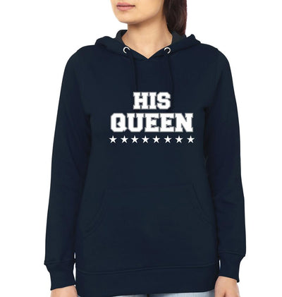 The King His Queen Couple Hoodie-FunkyTees