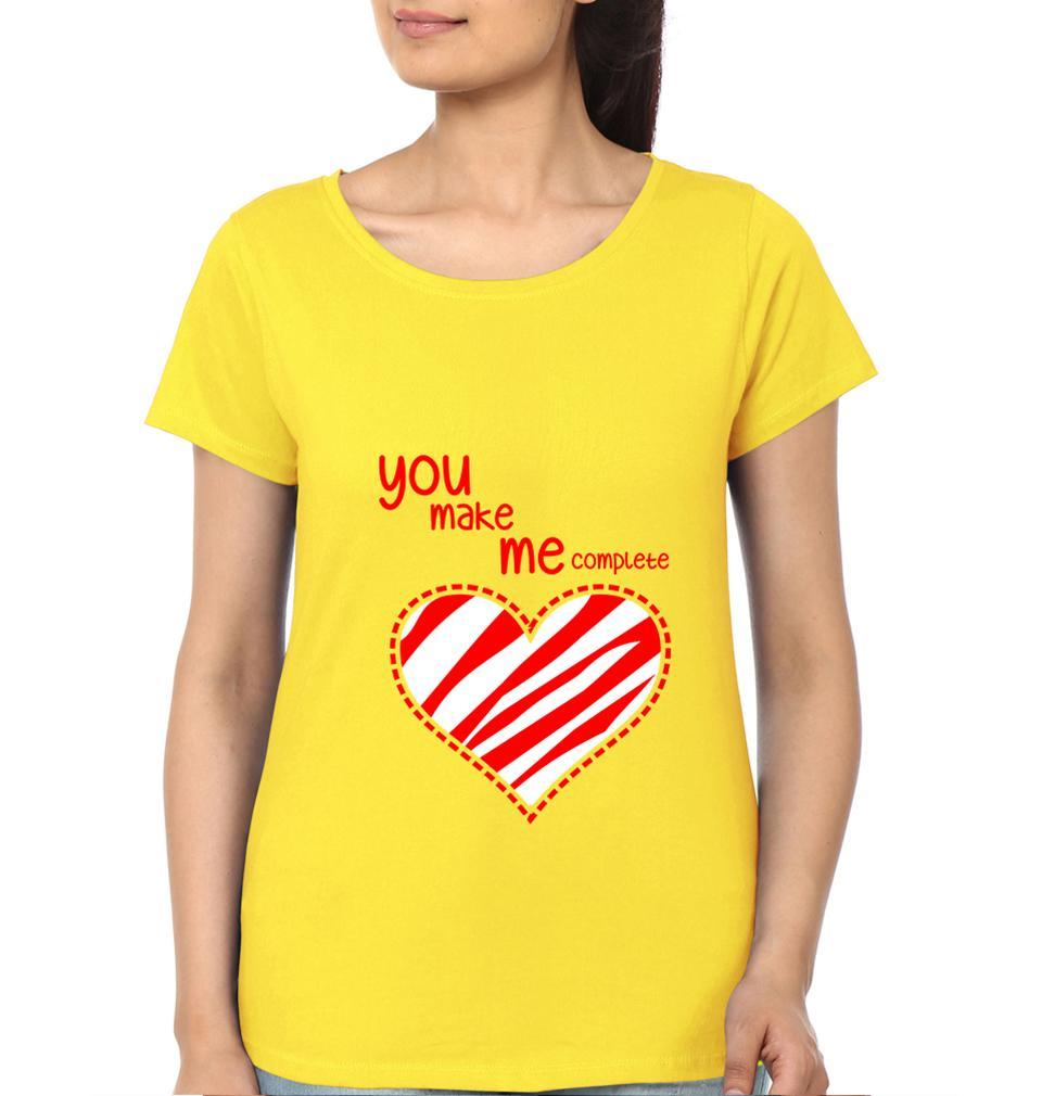 Complete Couple Half Sleeves T-Shirts -FunkyTees