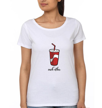 Made for Couple Half Sleeves T-Shirts -FunkyTees