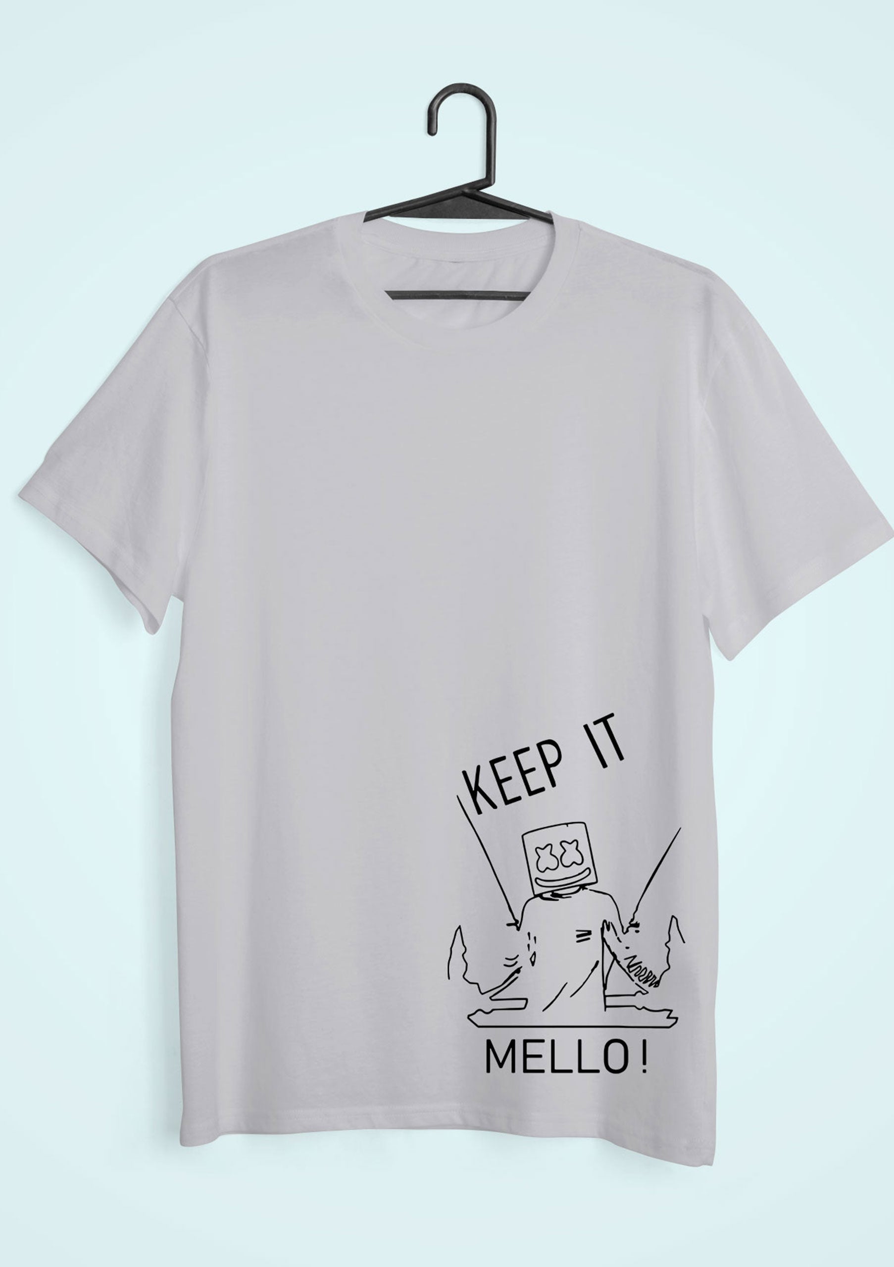 Mello Mens Half Sleeves T-shirt- FunkyTeesClub