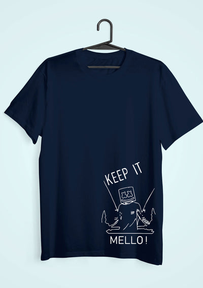 Mello Mens Half Sleeves T-shirt- FunkyTeesClub