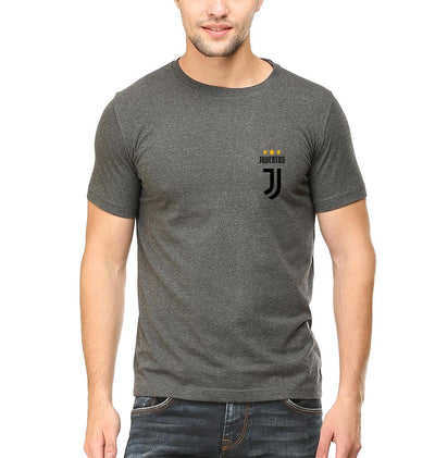 Juventus Logo Men Half Sleeves T-Shirts-FunkyTeesClub