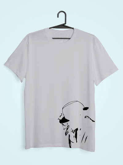 Smokey man Women Half Sleeves T-shirt- FunkyTeesClub