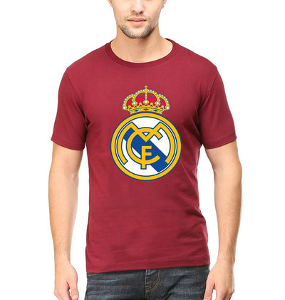 Real Madrid Men Half Sleeves T-Shirts-FunkyTeesClub
