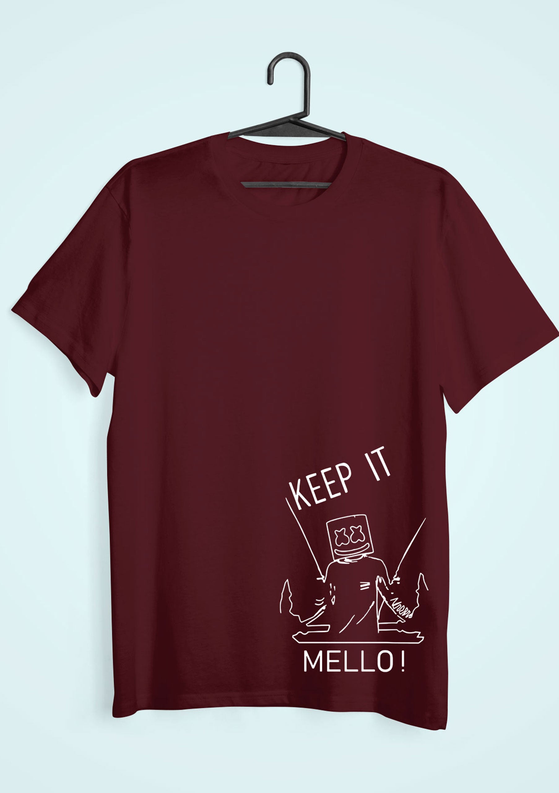 Mello Mens Half Sleeves T-shirt- FunkyTeesClub