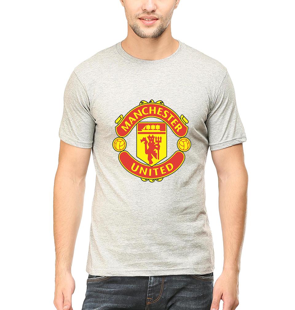 Manchester United Men Half Sleeves T-Shirts-FunkyTeesClub