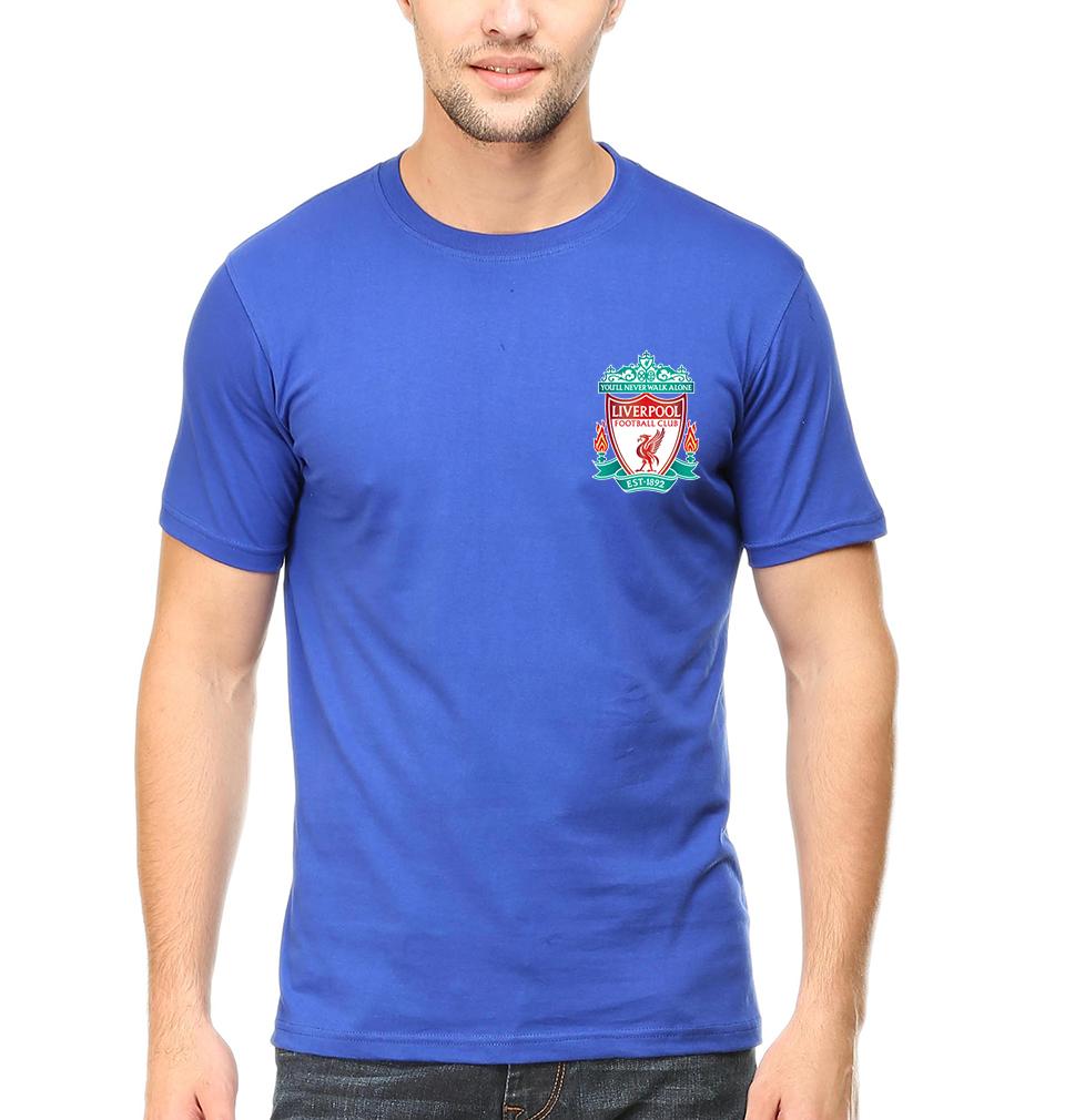 Liverpool Logo Men Half Sleeves T-Shirts-FunkyTeesClub
