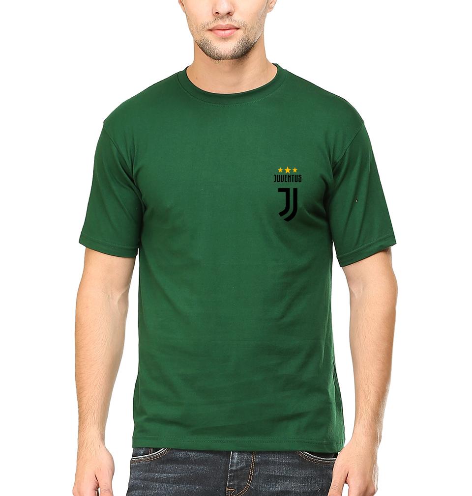 Juventus Logo Men Half Sleeves T-Shirts-FunkyTeesClub
