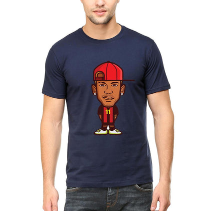 Neymar Men Half Sleeves T-Shirts-FunkyTeesClub