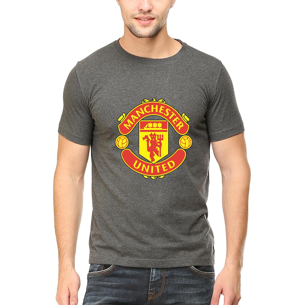 Manchester United Men Half Sleeves T-Shirts-FunkyTeesClub