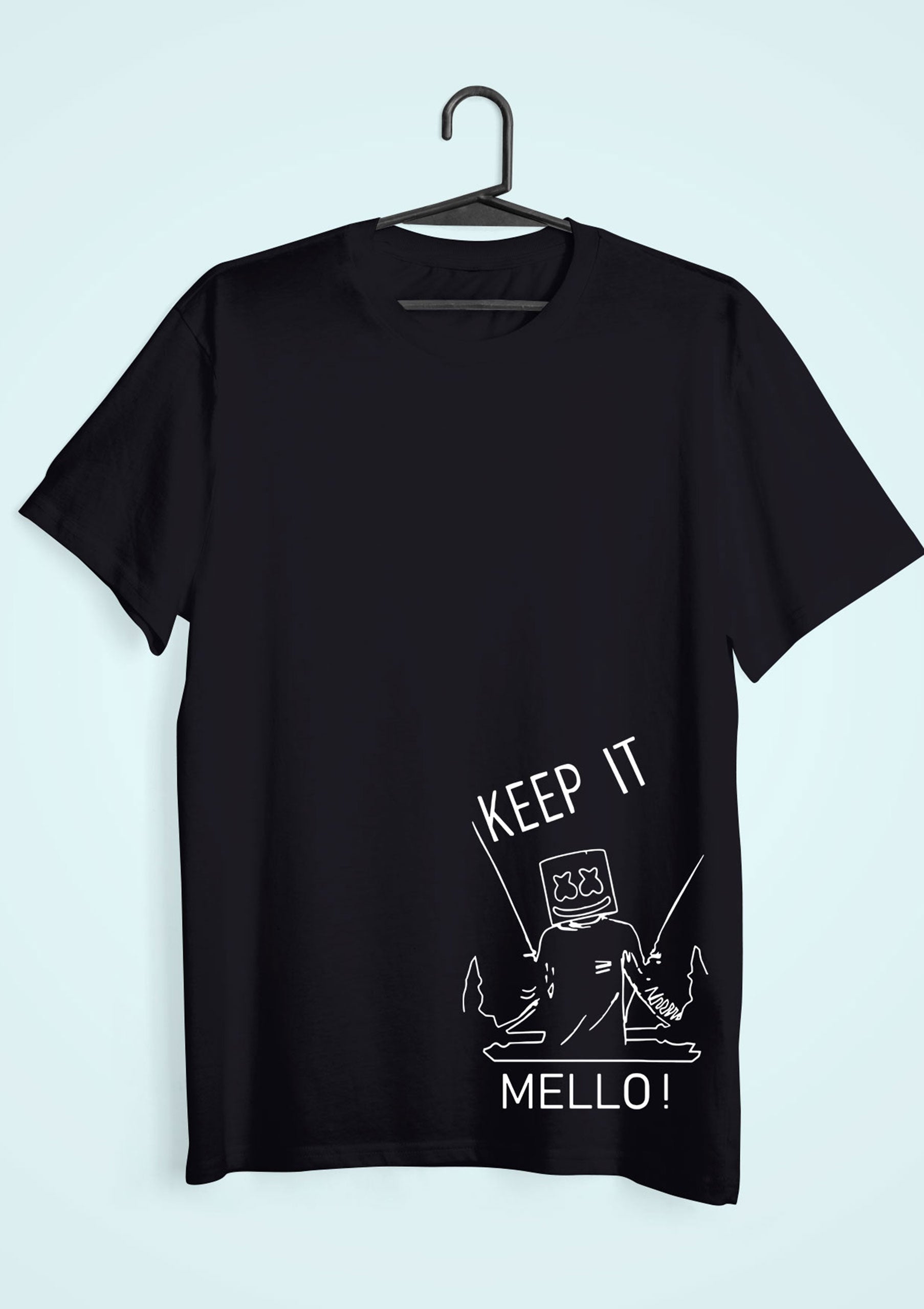 Mello Mens Half Sleeves T-shirt- FunkyTeesClub