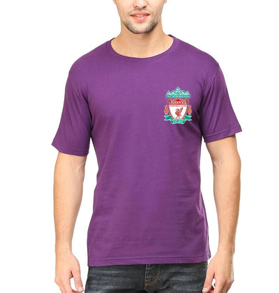 Liverpool Logo Men Half Sleeves T-Shirts-FunkyTeesClub