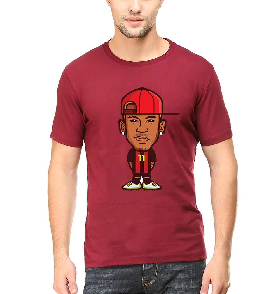 Neymar Men Half Sleeves T-Shirts-FunkyTeesClub