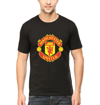 Manchester United Men Half Sleeves T-Shirts-FunkyTeesClub