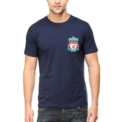 Liverpool Logo Men Half Sleeves T-Shirts-FunkyTeesClub