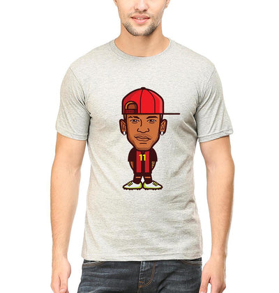 Neymar Men Half Sleeves T-Shirts-FunkyTeesClub