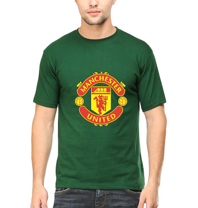 Manchester United Men Half Sleeves T-Shirts-FunkyTeesClub