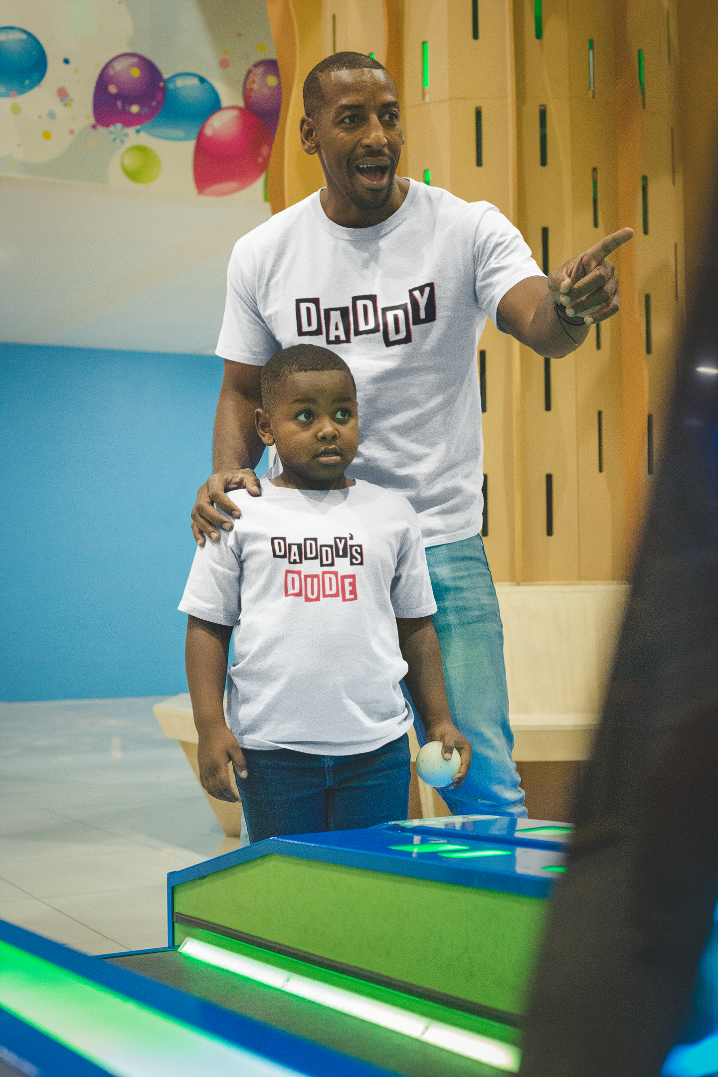 Daddy Father and Son White Matching T-Shirt- FunkyTeesClub
