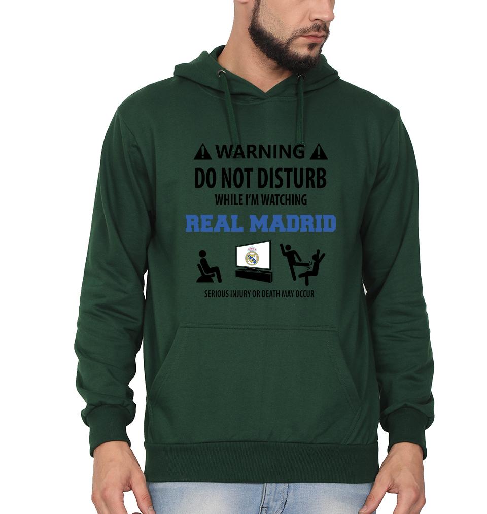 Warning Real Madrid Men Hoodies-FunkyTeesClub
