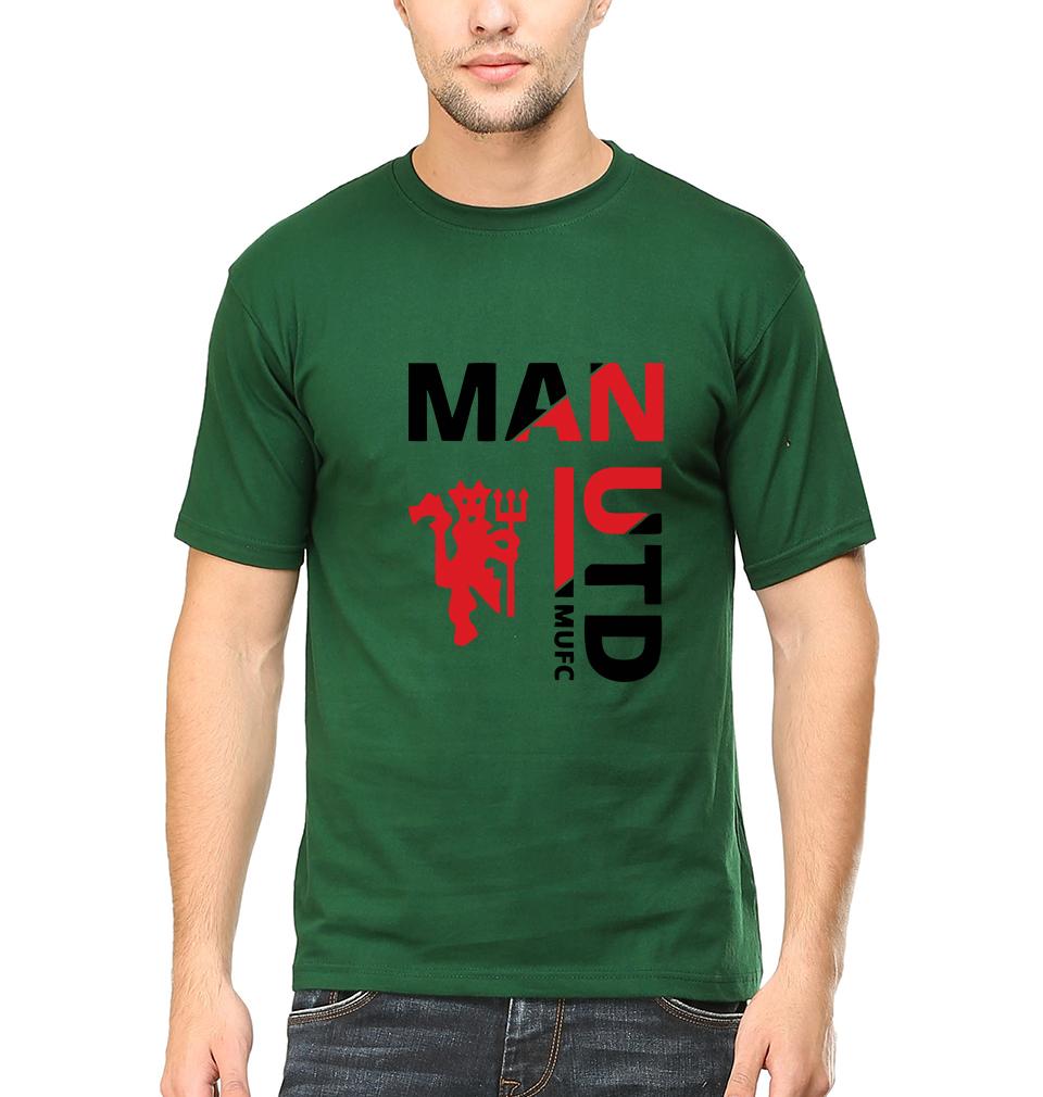 Manchester United Men Half Sleeves T-Shirts-FunkyTeesClub