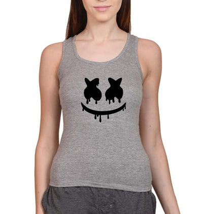 Marshmello Women Tank Top-FunkyTeesClub