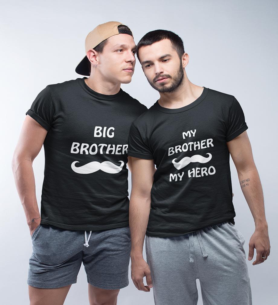 My Brother My Hero Brother-Brother Half Sleeves T-Shirts -FunkyTees