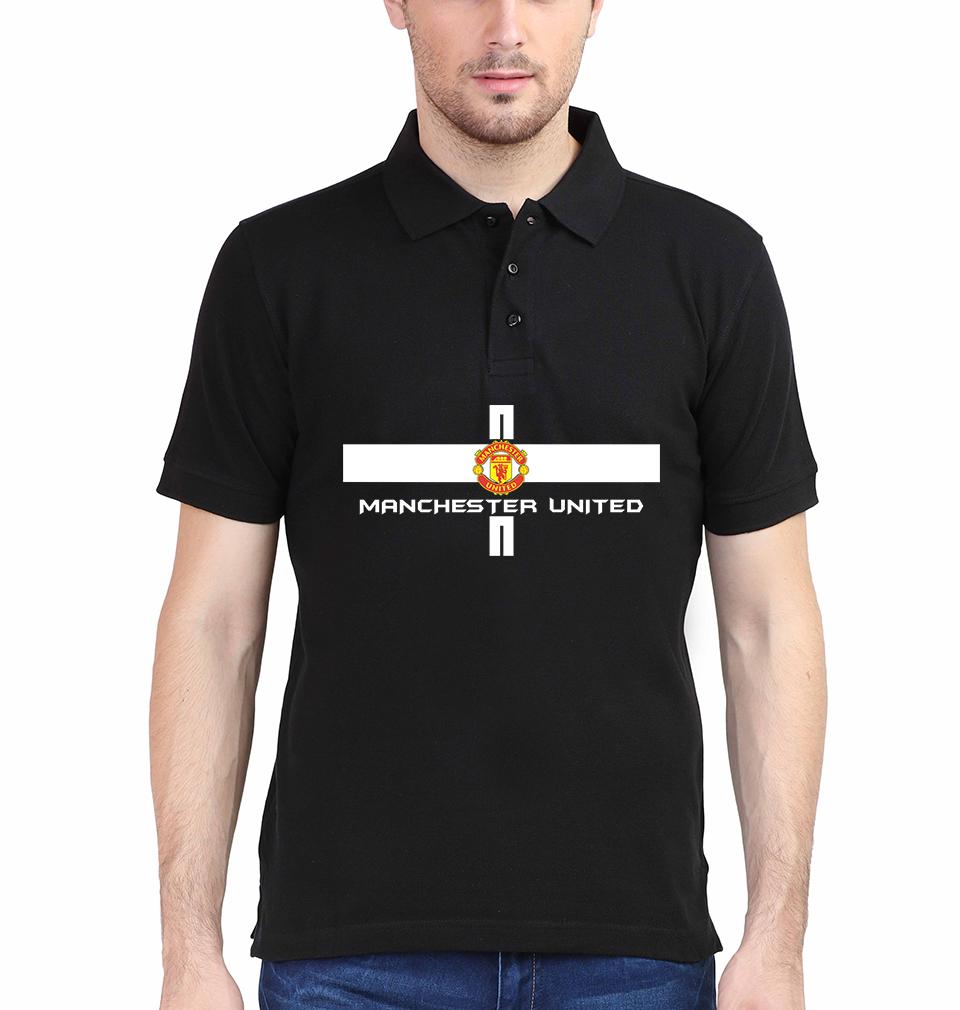 Manchester United Men Polo Half Sleeves T-Shirts-FunkyTeesClub