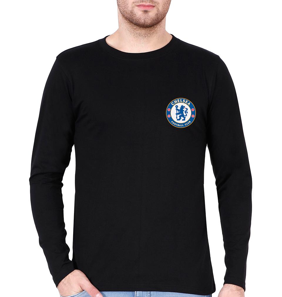Chelsea Logo Men Full Sleeves T-Shirts-FunkyTeesClub