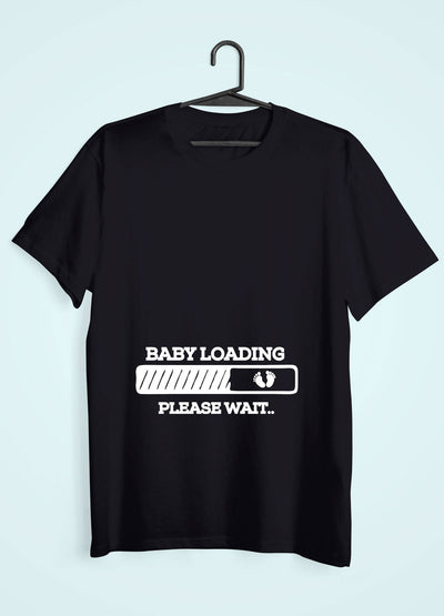 Mom Dad To Be Maternity Couple Half Sleeves T-Shirts -FunkyTeesClub