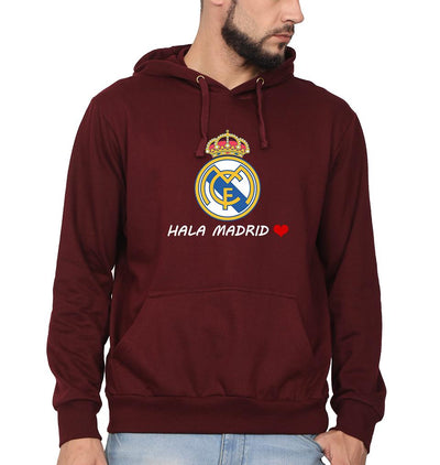 Hala Madrid Men Hoodies-FunkyTeesClub