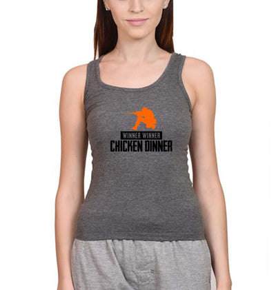 PUBG Winner Winner Chicken Dinner Women Tank Top-FunkyTeesClub