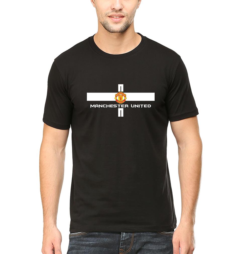 Manchester United Men Half Sleeves T-Shirts-FunkyTeesClub