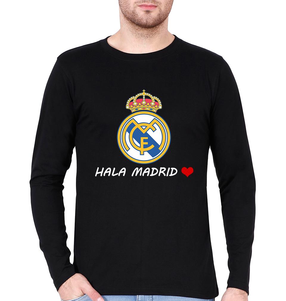 Hala Madrid Men Full Sleeves T-Shirts-FunkyTeesClub