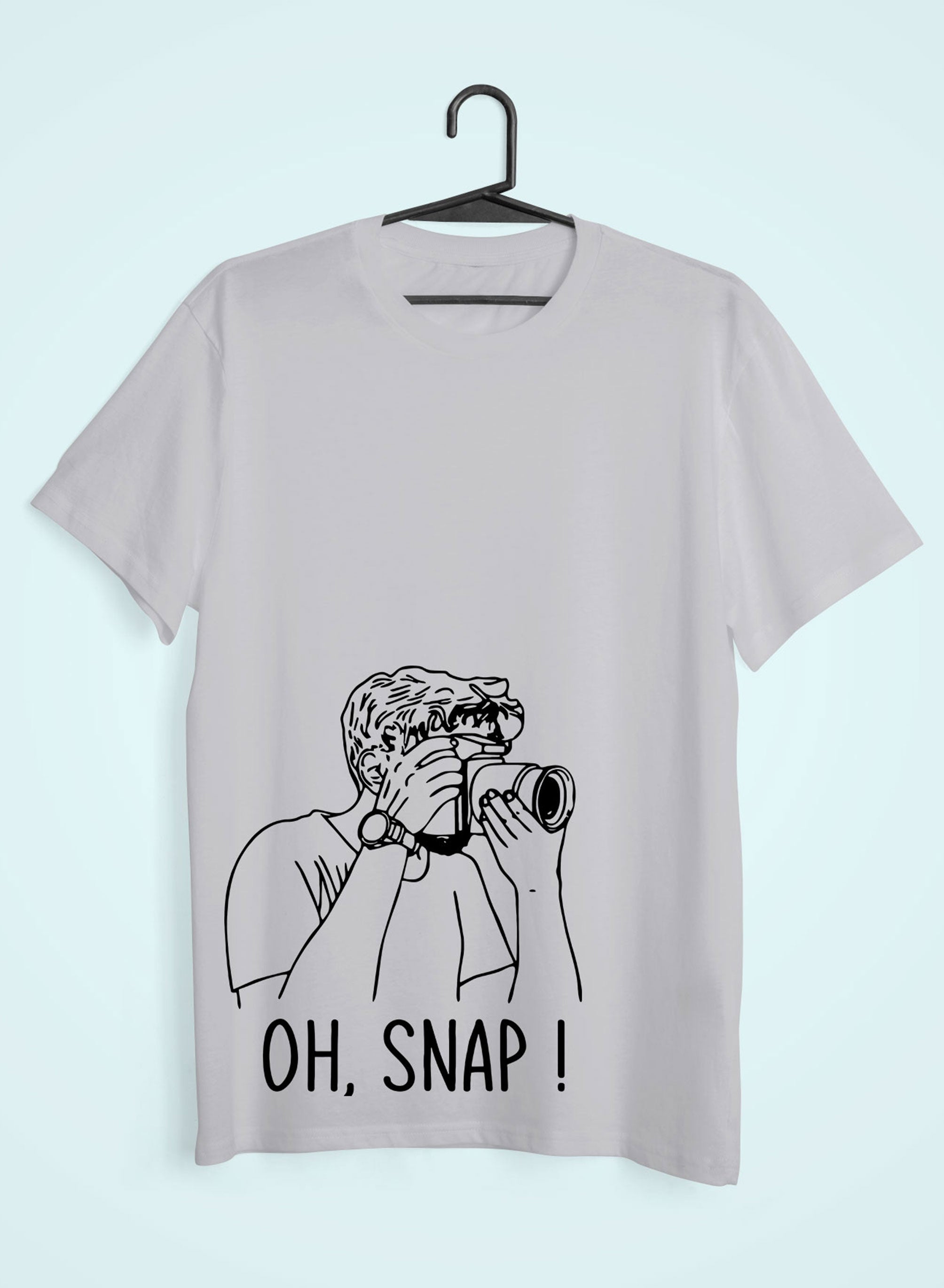 Oh Snap Women Half Sleeves T-shirt- FunkyTeesClub