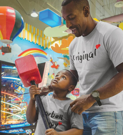 Original  Carbon Copy Father and Son Matching T-Shirt- FunkyTeesClub