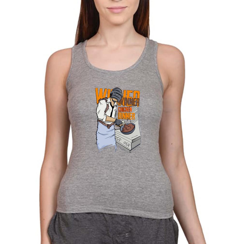 PUBG Winner Winner Chicken Dinner Women Tank Top-FunkyTeesClub