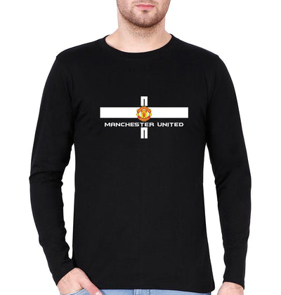Manchester United Men Full Sleeves T-Shirts-FunkyTeesClub
