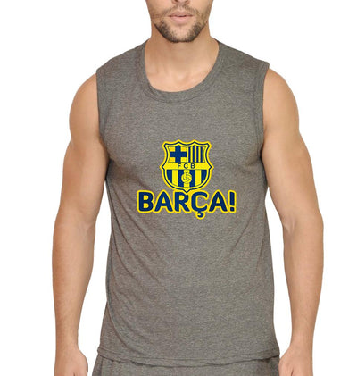 FCB Men Gym Vest-FunkyTeesClub