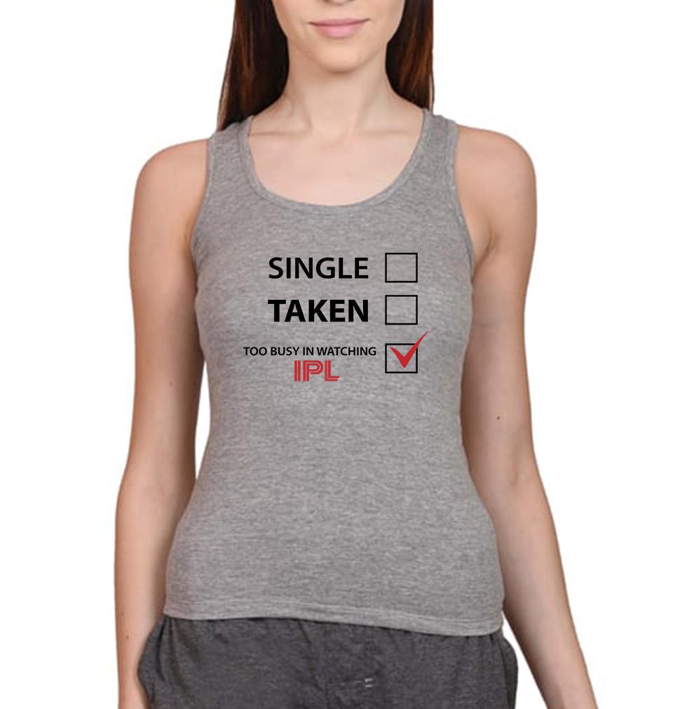 Too Busy In IPL Women Tank Top-FunkyTeesClub
