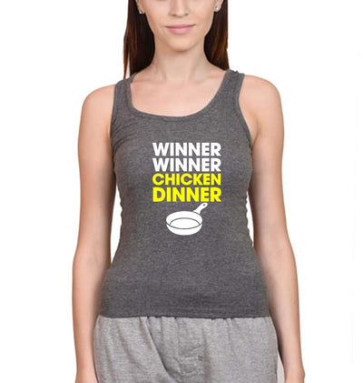 PUBG Winner Winner Chicken Dinner Women Tank Top-FunkyTeesClub