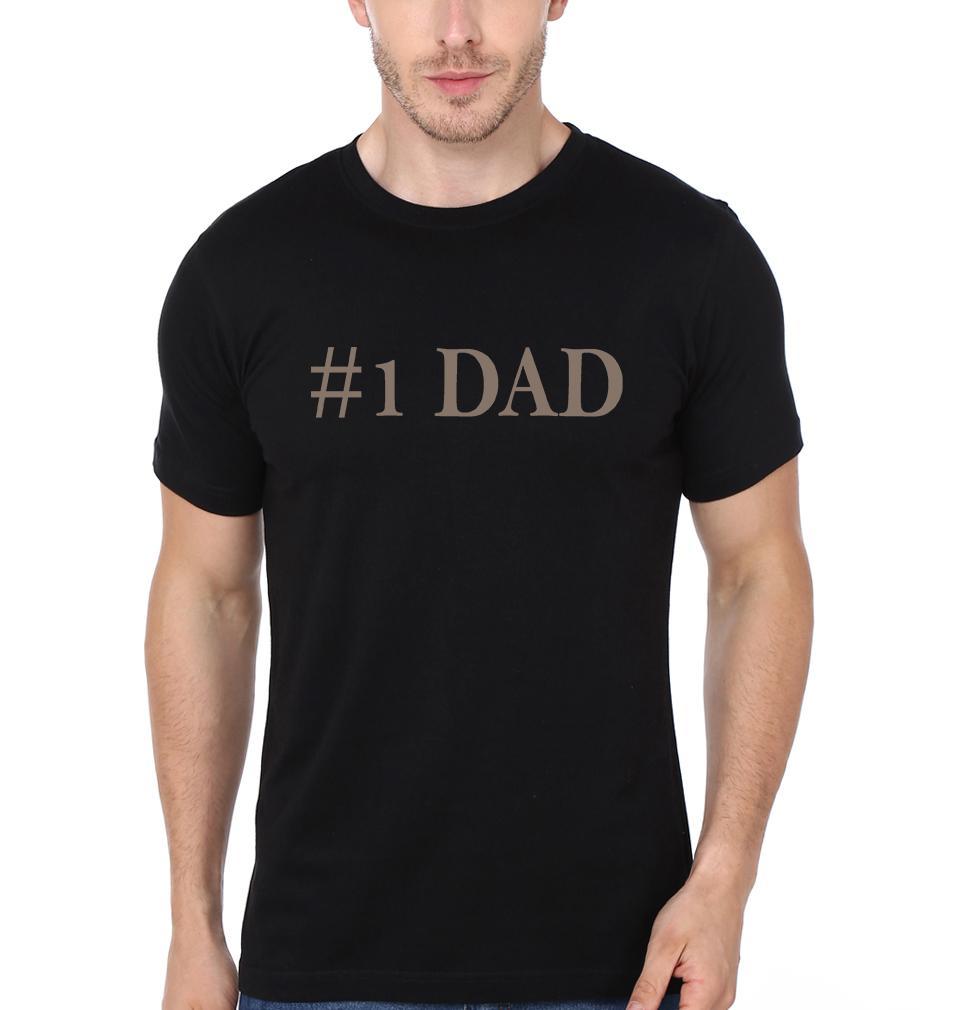 #1Dad #1Daughter Father and Daughter Matching T-Shirt- FunkyTeesClub - Funky Tees Club
