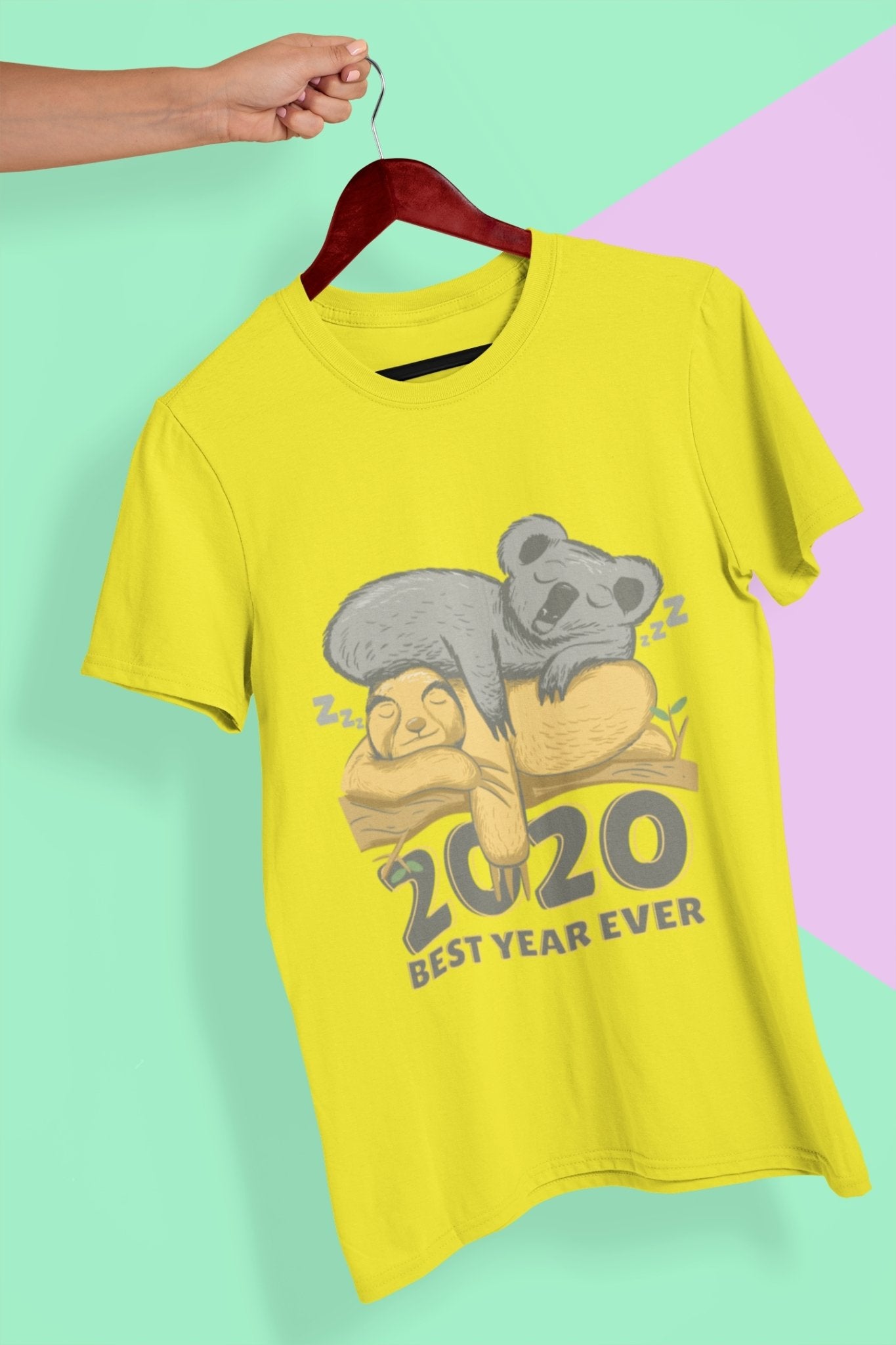2020 Best Year Ever Women Half Sleeves T-shirt- FunkyTeesClub - Funky Tees Club
