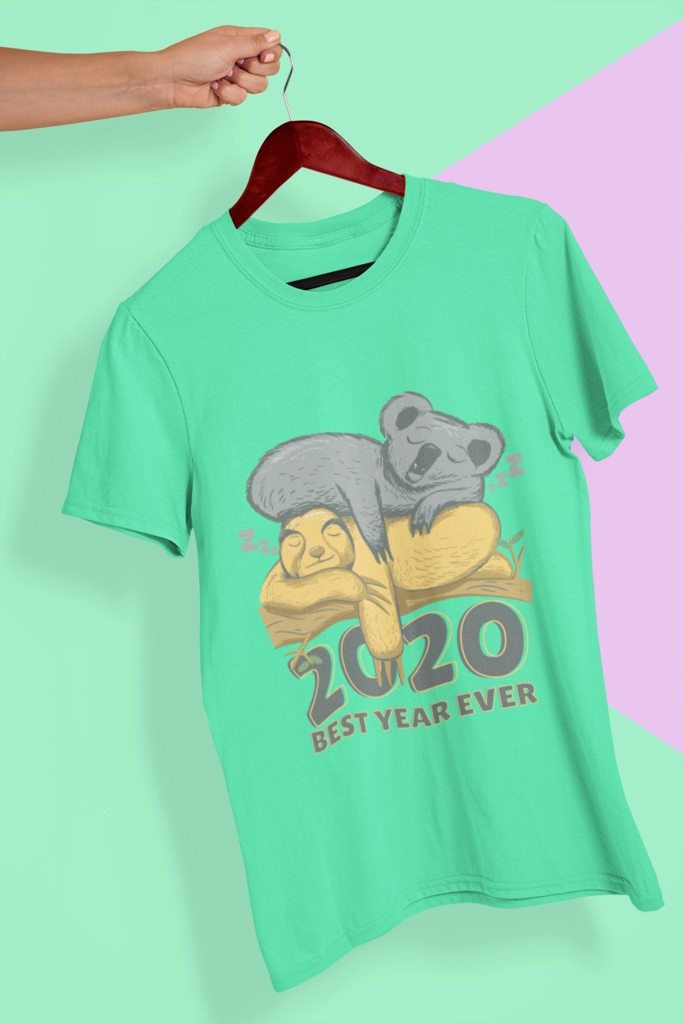 2020 Best Year Ever Women Half Sleeves T-shirt- FunkyTeesClub - Funky Tees Club
