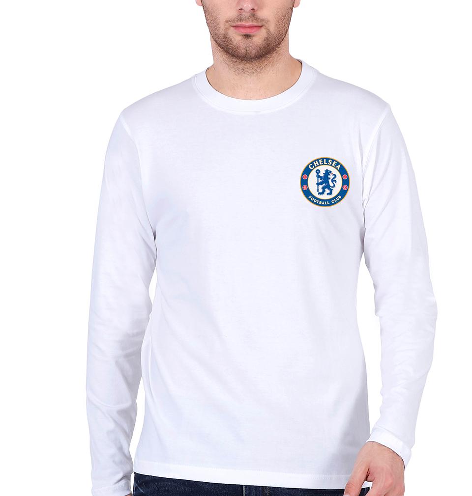 Chelsea Logo Men Full Sleeves T-Shirts-FunkyTeesClub