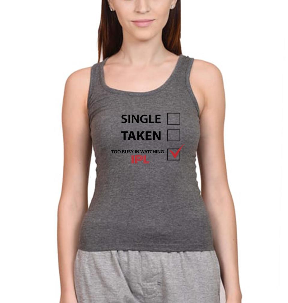 Too Busy In IPL Women Tank Top-FunkyTeesClub