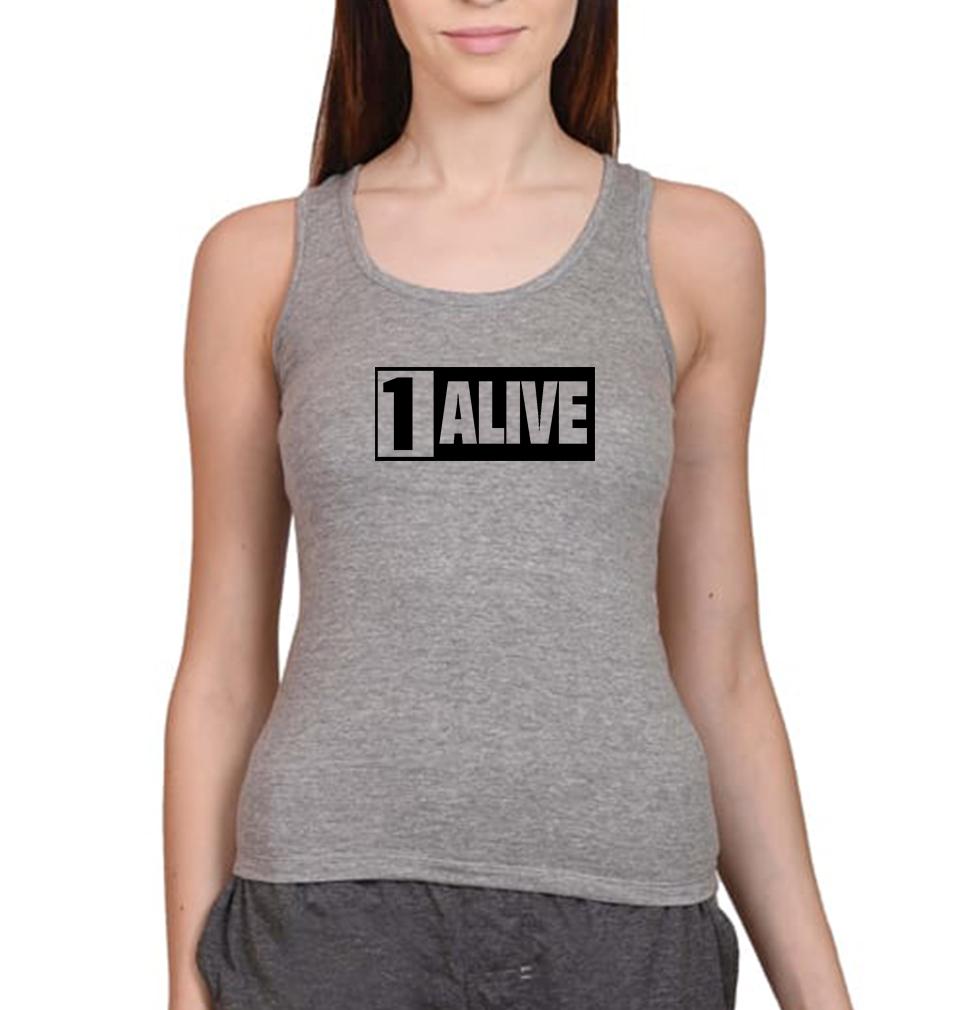 PUBG 1 Alive Women Tank Top-FunkyTeesClub