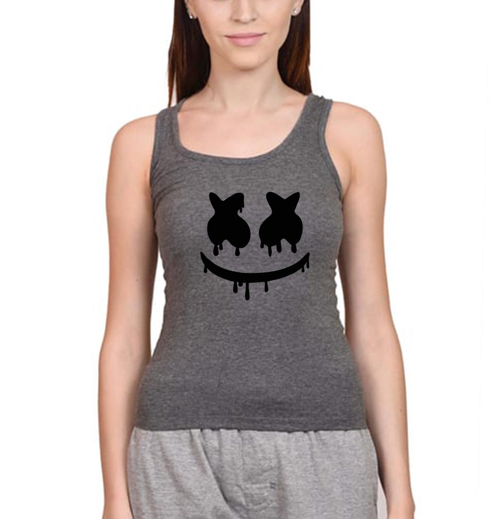 Marshmello Women Tank Top-FunkyTeesClub