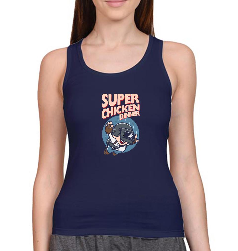 PUBG Super Chicken Dinner Women Tank Top-FunkyTeesClub